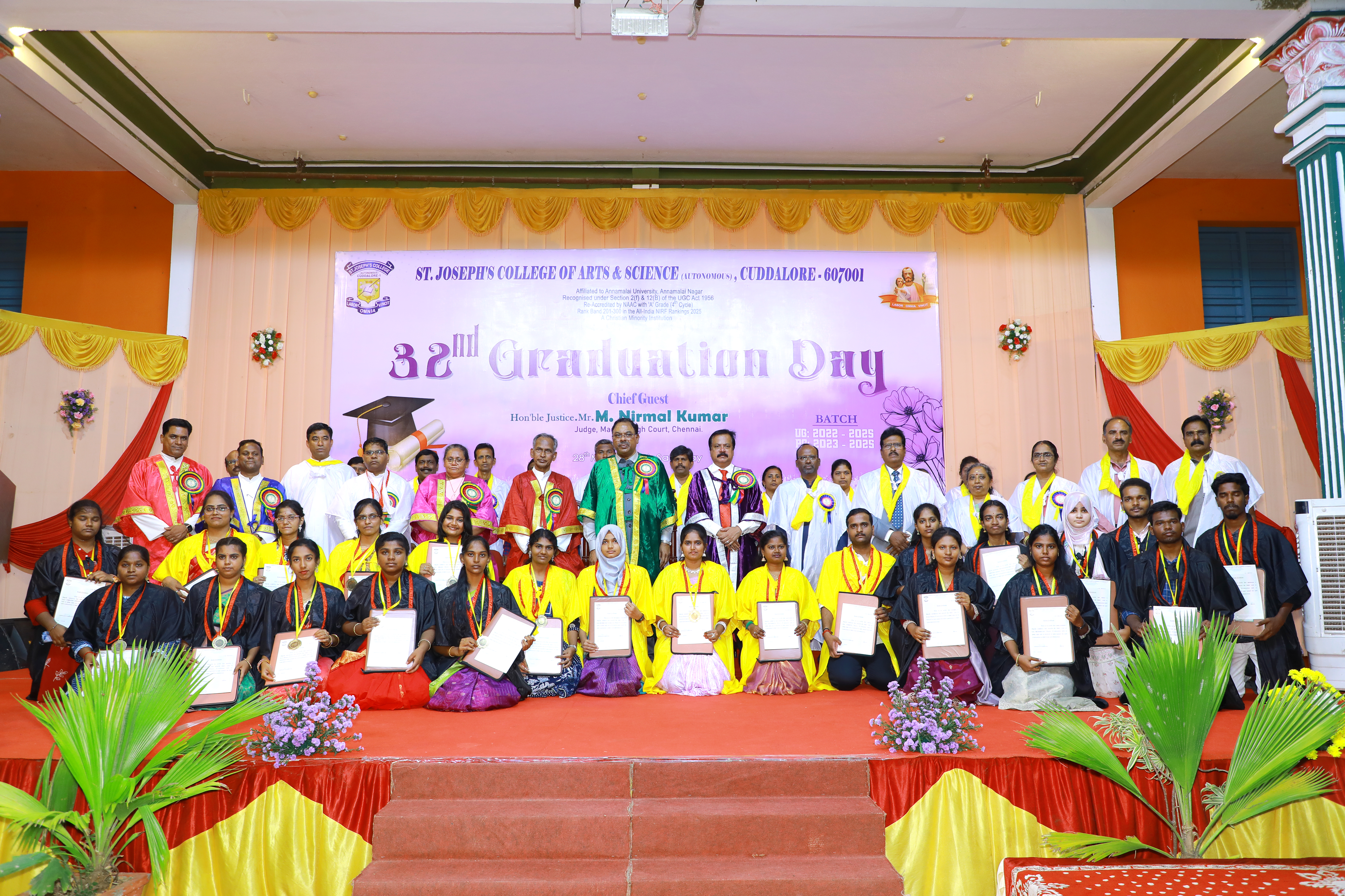 32nd Graduation Day - College - College Events SDG4 QUality Education