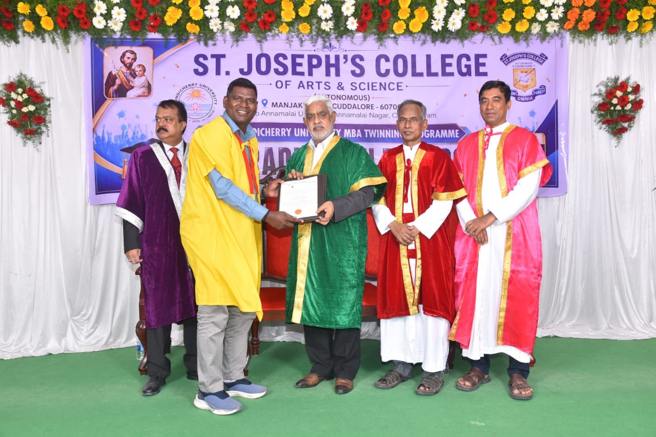 First Graduation Day of the Pondicherry University MBA Twinning Programme