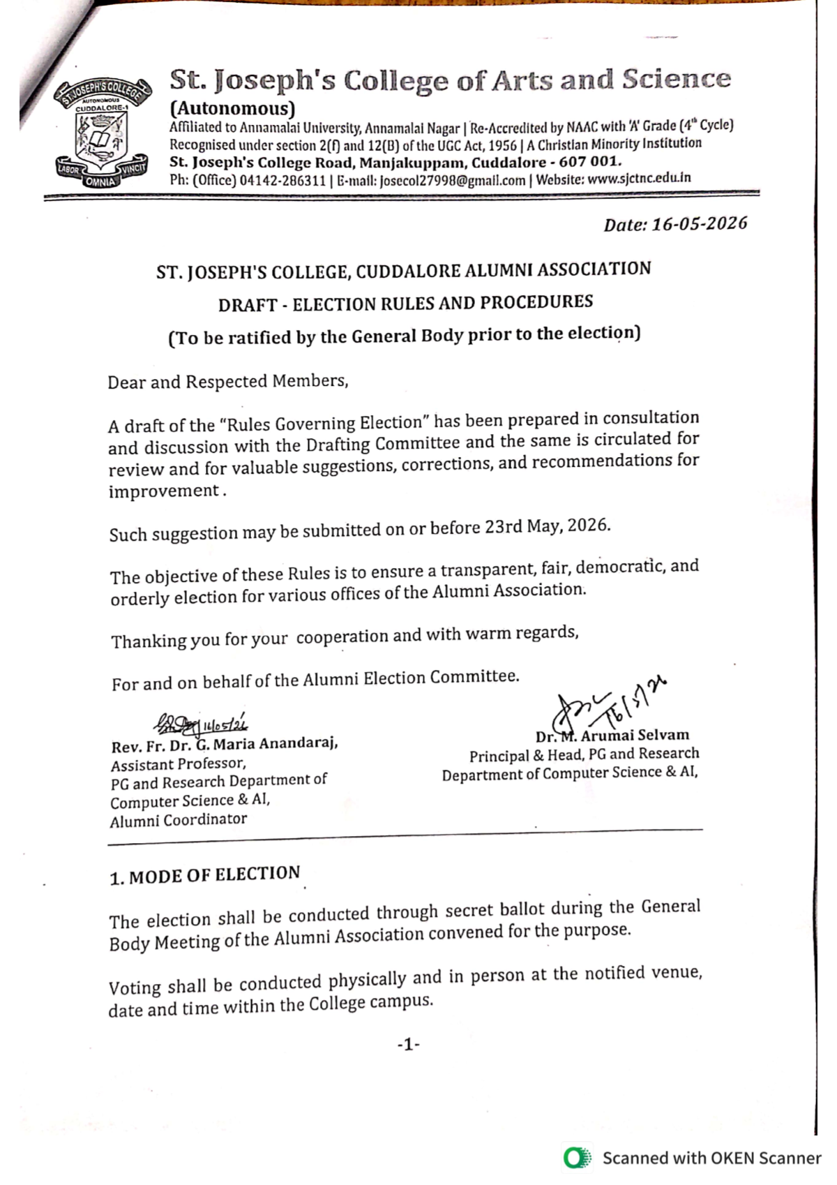 Election Notice Page 2